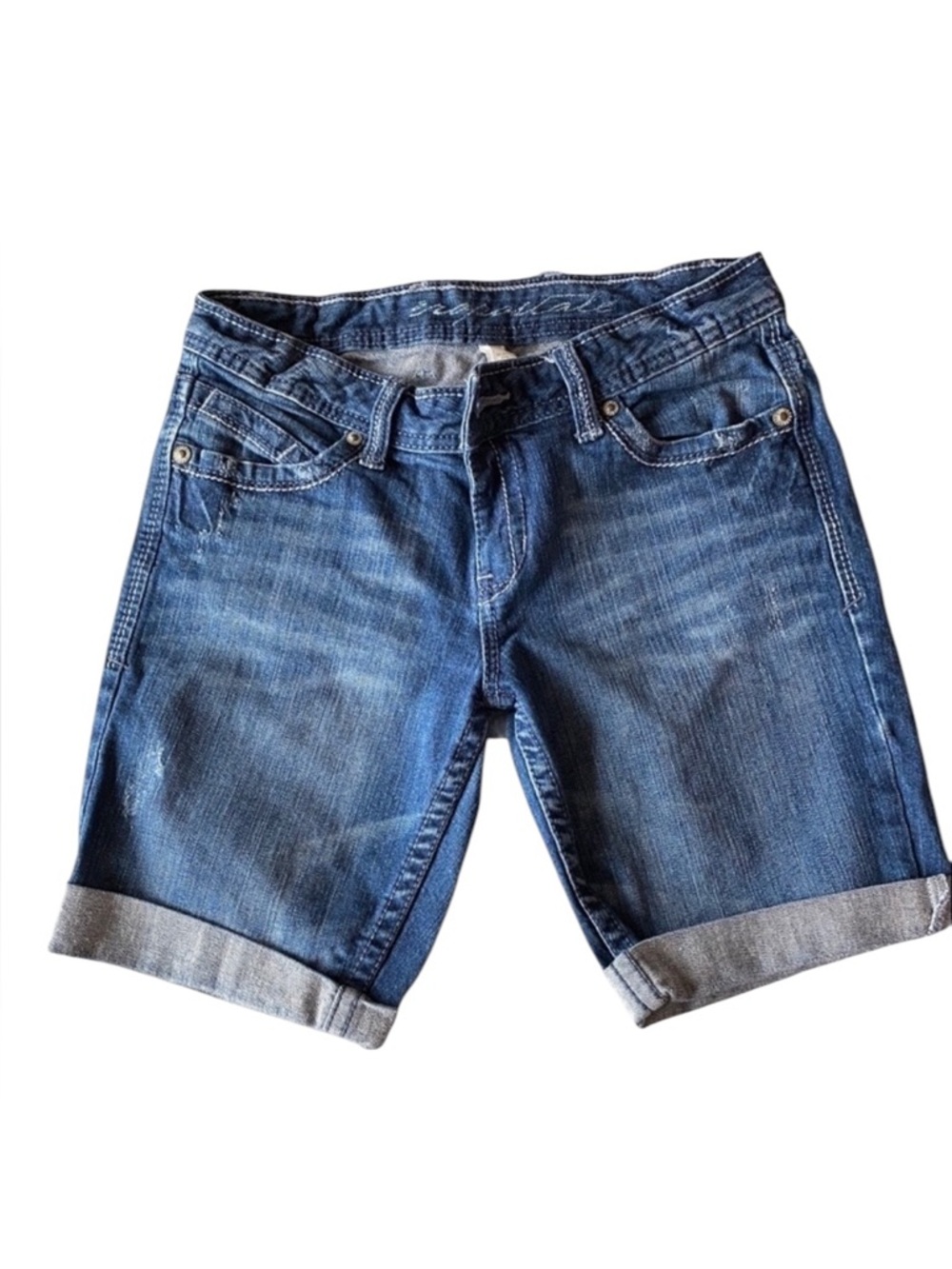 AEROPOSTALE  Blue Jean Denim Cuffed Shorts